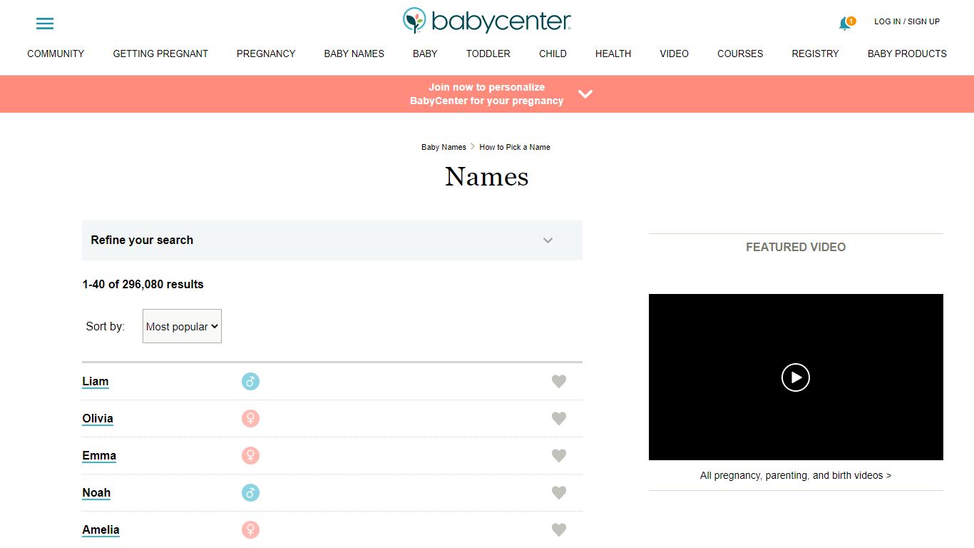 Names | BabyCenter